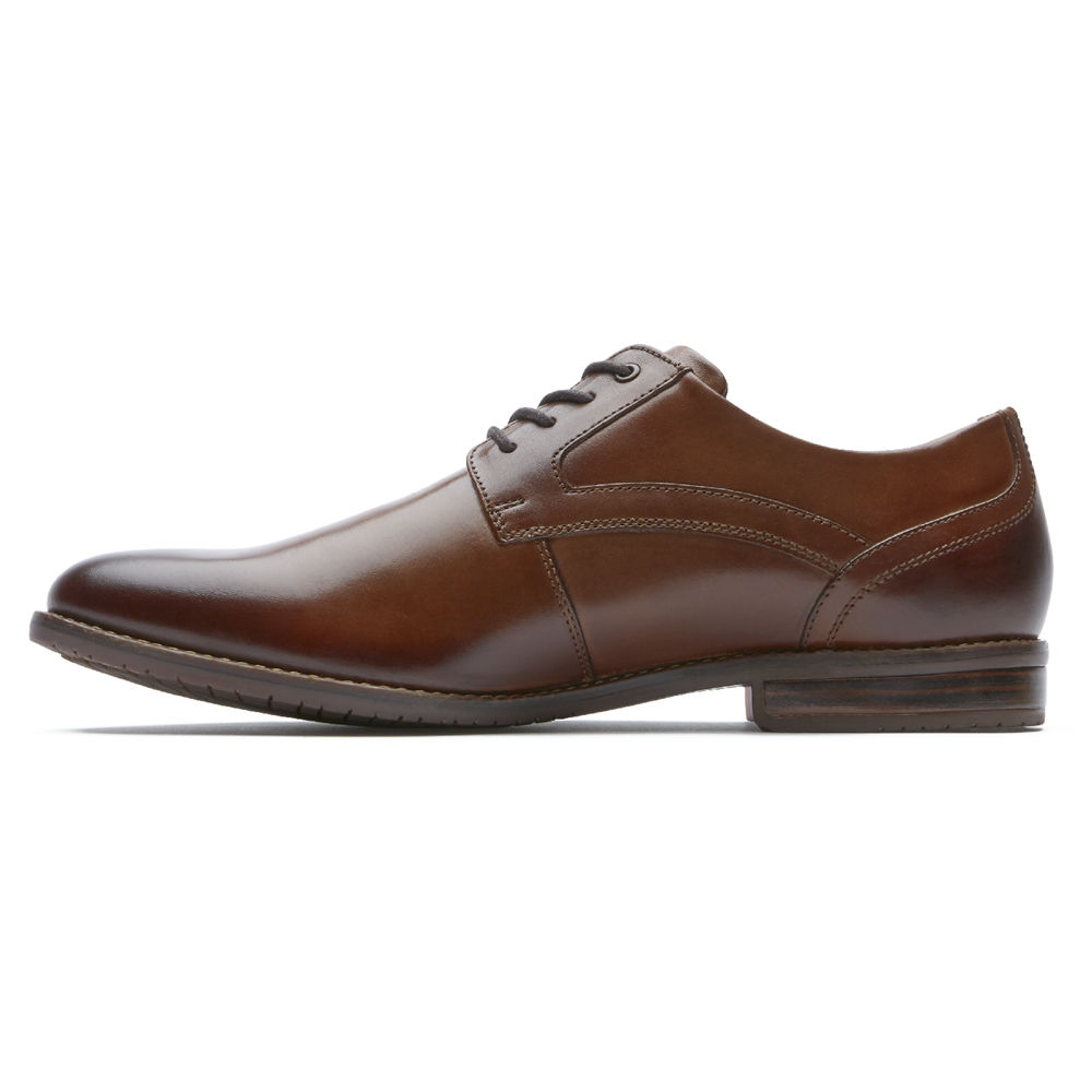 Oxfords Rockport Homem Marrom - Style Purpose 3 Plain Toe - 10354JQNO